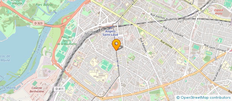 localisation de l'entreprise MADAME LUCILE TALBOT  ANGERS