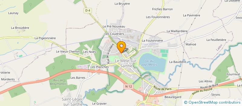 localisation de l'entreprise MADAME LUCILE TESSIER à LE MELE-SUR-SARTHE