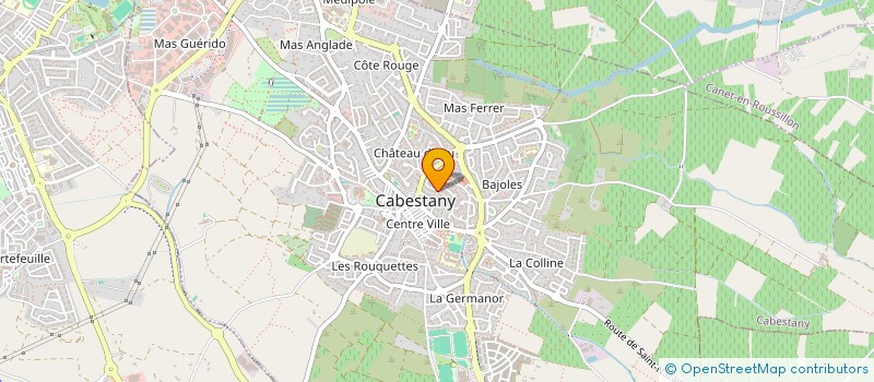 localisation de l'entreprise MADAME LUCILE TEYCHENE BEILLE  CABESTANY