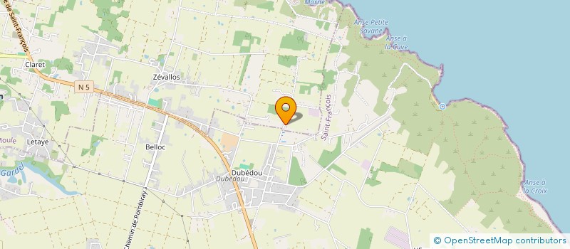 localisation de l'entreprise MADAME LUCILE THERON à LE MOULE