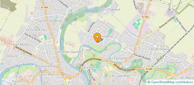localisation de l'entreprise MADAME LUCILE THIBAUDEAULT à NIORT