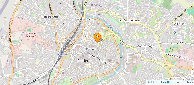 localisation de l'entreprise MADAME LUCILE THIERRY  POITIERS