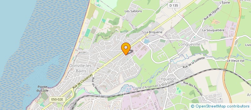 localisation de l'entreprise MADAME LUCILE THOBY  DONVILLE-LES-BAINS