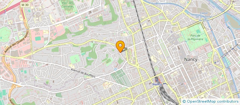 localisation de l'entreprise MADAME LUCILE THOMAS  NANCY