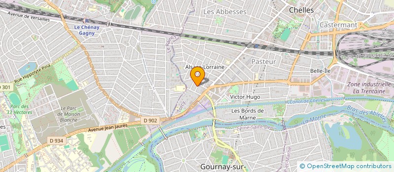 localisation de l'entreprise MADAME LUCILE TOIGO  CHELLES