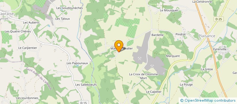 localisation de l'entreprise MADAME LUCILE UTEAU à PLAISANCE