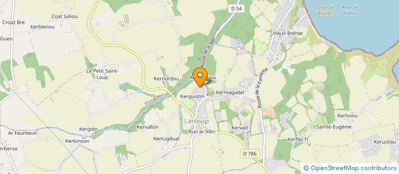 localisation de l'entreprise MADAME LUCILE VALLEE  LANLOUP