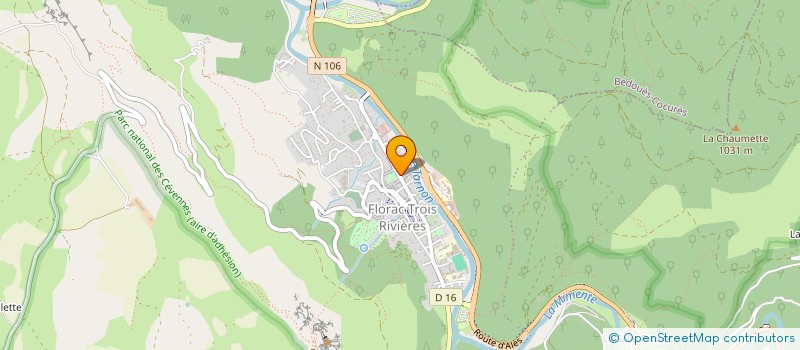 localisation de l'entreprise MADAME LUCILE VAN DE MEERSSCHE  FLORAC TROIS RIVIERES