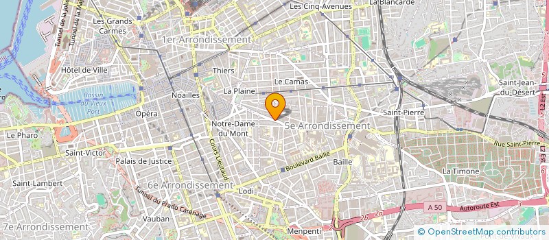 localisation de l'entreprise MADAME LUCILE VERNAT à MARSEILLE
