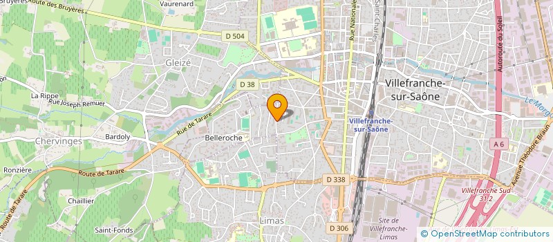 localisation de l'entreprise MADAME LUCILE VERNAY  VILLEFRANCHE-SUR-SAONE