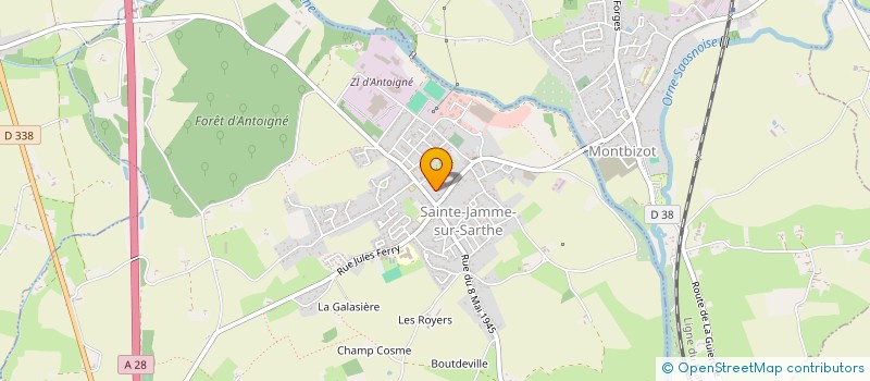 localisation de l'entreprise MADAME LUCILE VIDUS  LE MANS