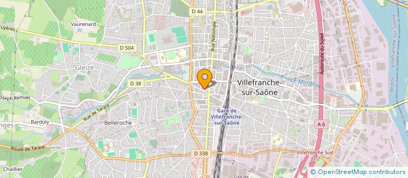 localisation de l'entreprise MADAME LUCILE YAMANI  VILLEFRANCHE-SUR-SAONE