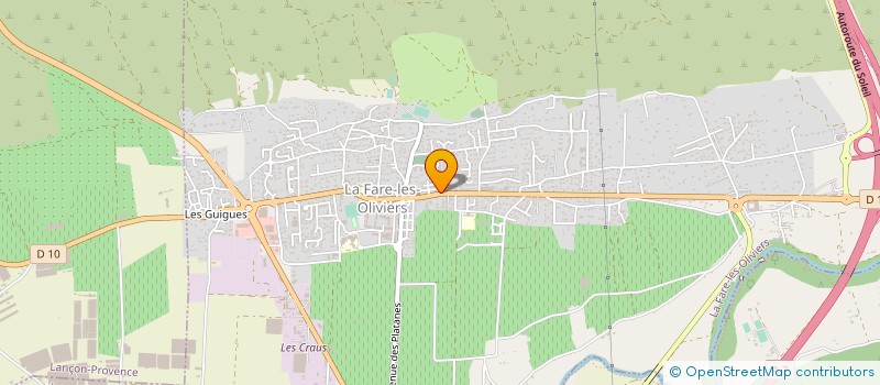 localisation de l'entreprise MADAME LUCILE ZAMMIT  LA FARE-LES-OLIVIERS