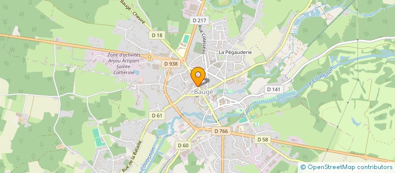 localisation de l'entreprise MADAME LUCILE ZIMMERMANN à BAUGE-EN-ANJOU