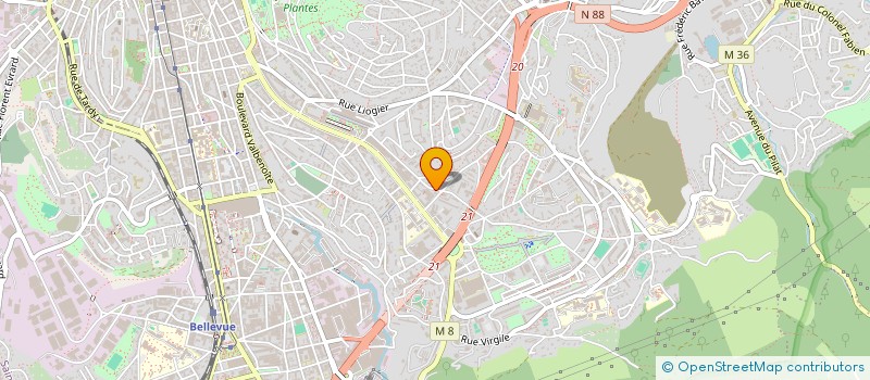 localisation de l'entreprise MADAME LUCILENE PEREIRA DA SILVA  SAINT-ETIENNE