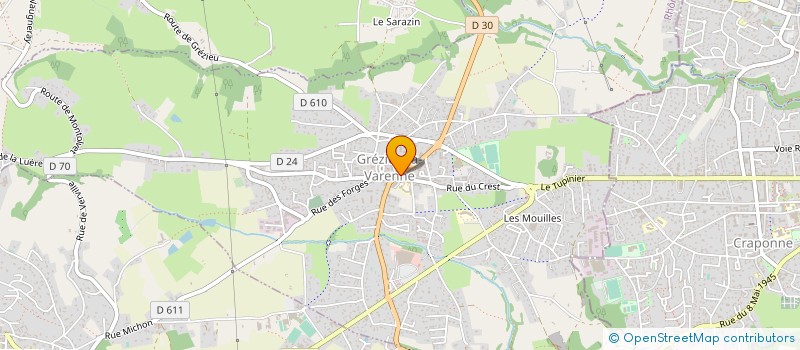 localisation de l'entreprise MADAME LUCILIA ALMEIDA à GREZIEU-LA-VARENNE