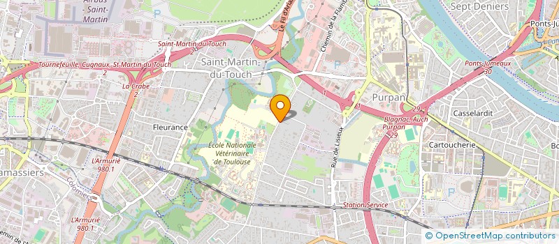 localisation de l'entreprise MADAME LUCILIA ALVES à TOULOUSE