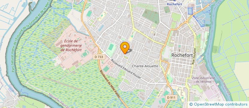 localisation de l'entreprise MADAME LUCILIA DA VEIGA MARTINS  ROCHEFORT