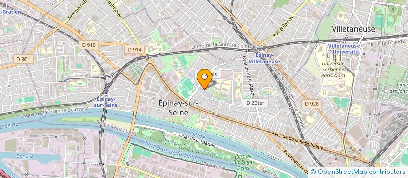 localisation de l'entreprise MADAME LUCILINA MARIA RODRIGUES DA SILVA à EPINAY-SUR-SEINE