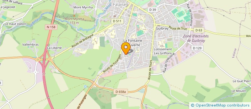 localisation de l'entreprise MADAME LUCILLE AGBEKPONOU  FALAISE