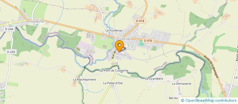 localisation de l'entreprise MADAME LUCILLE ANDRIEU à LA FERTE MACE