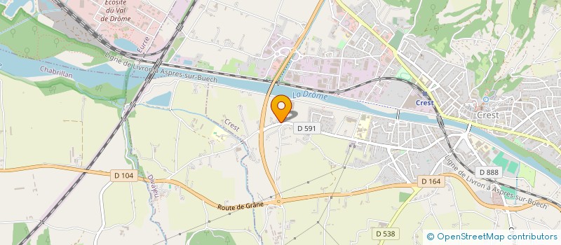 localisation de l'entreprise MADAME LUCILLE ARTHAUD à CREST