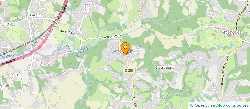 localisation de l'entreprise MADAME LUCILLE AUSSEIL  ARBONNE