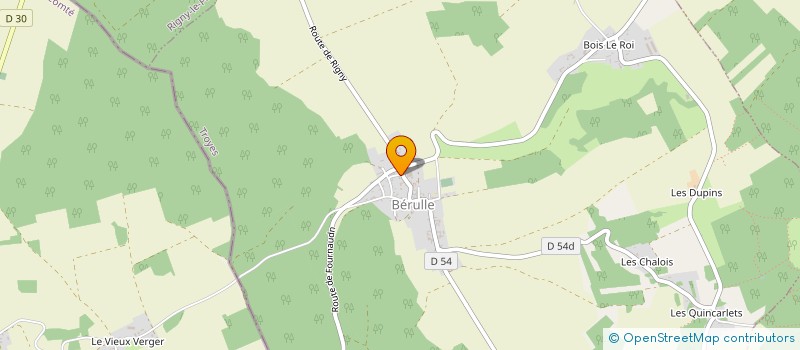 localisation de l'entreprise MADAME LUCILLE BABRON  BERULLE