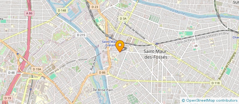 localisation de l'entreprise MADAME LUCILLE BANCHAREL  SAINT-MAUR-DES-FOSSES