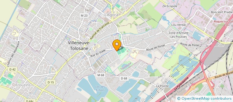 localisation de l'entreprise MADAME LUCILLE BENES  FROUZINS