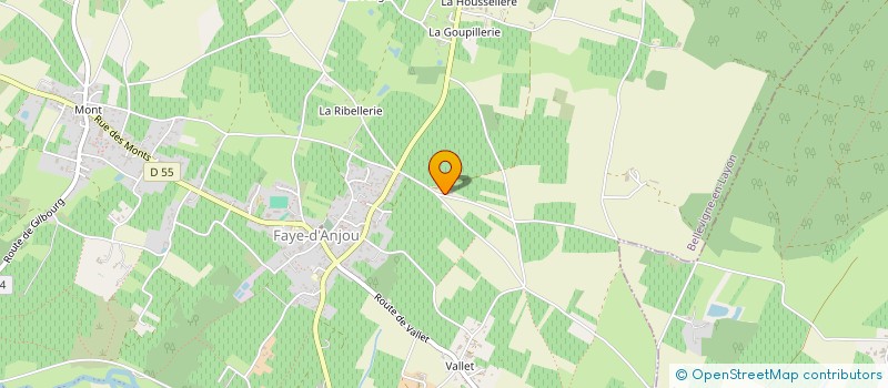 localisation de l'entreprise MADAME LUCILLE BENION  BELLEVIGNE-EN-LAYON