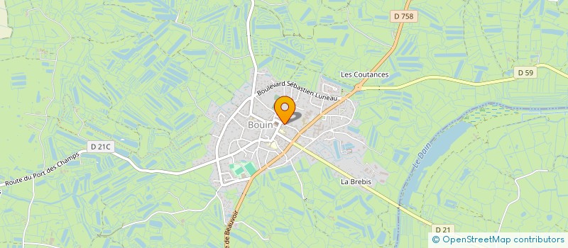 localisation de l'entreprise MADAME LUCILLE BIRON  BEAUVOIR-SUR-MER