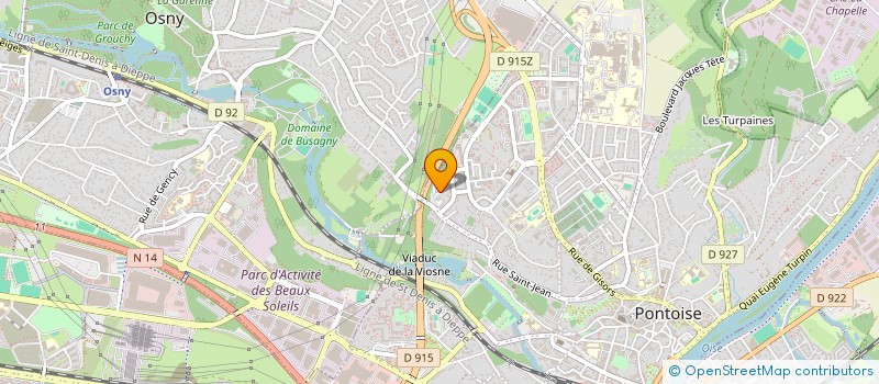 localisation de l'entreprise MADAME LUCILLE BOULESTEIX  PONTOISE