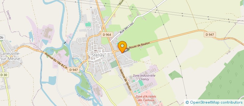 localisation de l'entreprise MADAME LUCILLE CHANOT  TOMBLAINE