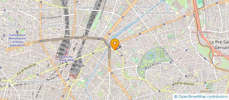 localisation de l'entreprise MADAME LUCILLE CHATELAIN  PARIS