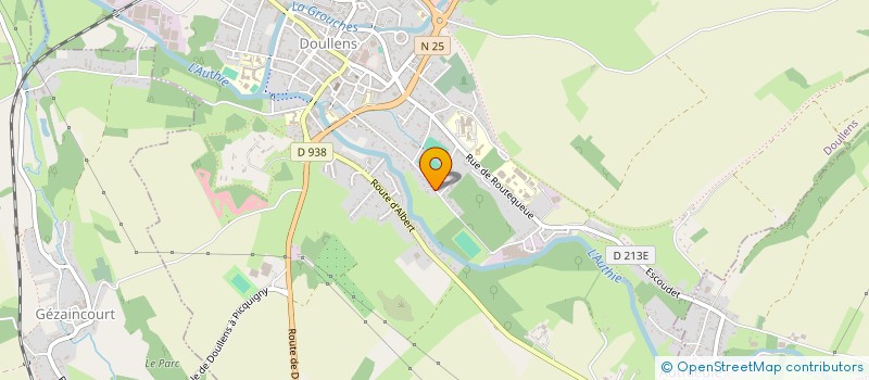 localisation de l'entreprise MADAME LUCILLE DELATTRE à DOULLENS