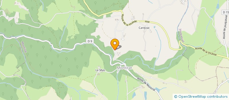localisation de l'entreprise MADAME LUCILLE DERIOZ  MONTIRAT