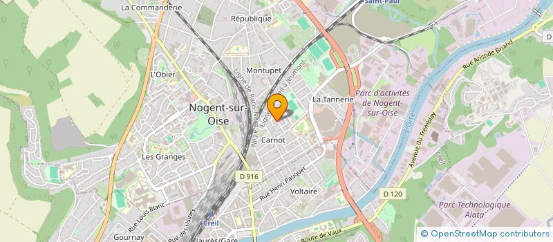 localisation de l'entreprise MADAME LUCILLE DOUANNE  NOGENT-SUR-OISE