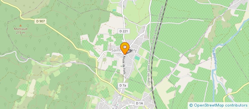 localisation de l'entreprise MADAME LUCILLE DRACIUS  SAINT-BAUZELY