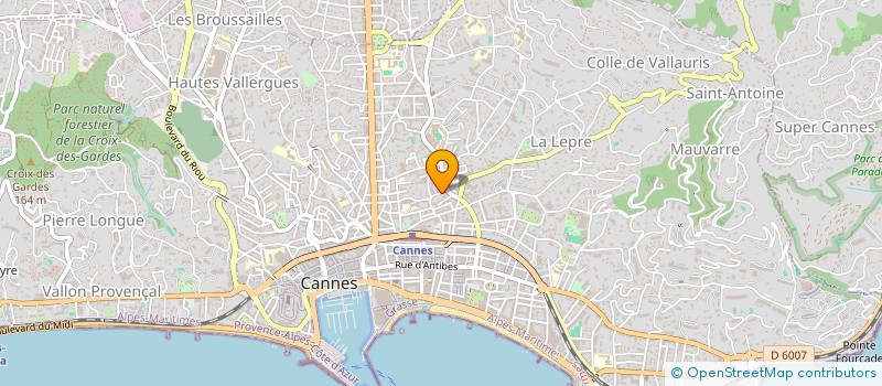 localisation de l'entreprise MADAME LUCILLE ENSMINGER  CANNES