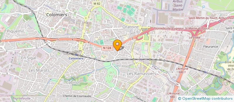localisation de l'entreprise MADAME LUCILLE EON à COLOMIERS