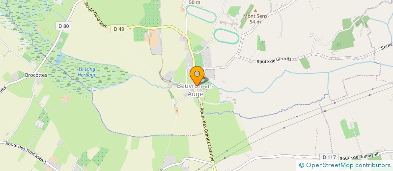 localisation de l'entreprise MADAME LUCILLE FIZANNE  BEUVRON-EN-AUGE