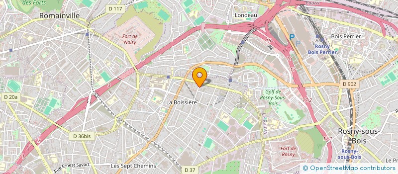 localisation de l'entreprise MADAME LUCILLE FONTAINE  MONTREUIL