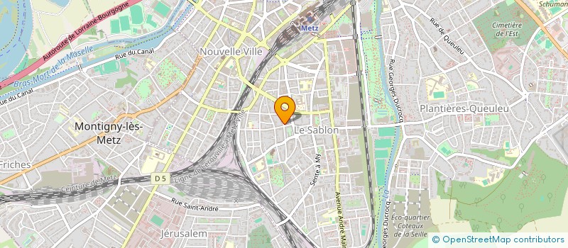 localisation de l'entreprise MADAME LUCILLE FREY  METZ