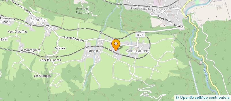 localisation de l'entreprise MADAME LUCILLE GABRIEL  SAINT-LAURENT