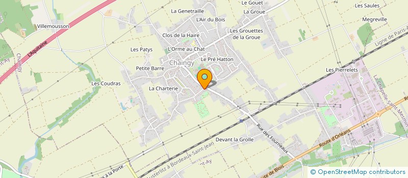 localisation de l'entreprise MADAME LUCILLE GAUCHER à CHAINGY