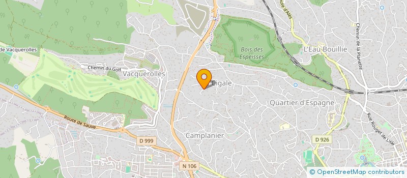 localisation de l'entreprise MADAME LUCILLE GAY  NIMES