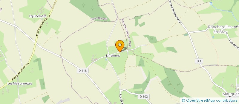 localisation de l'entreprise MADAME LUCILLE GEOFFROY  FORGES-LES-EAUX