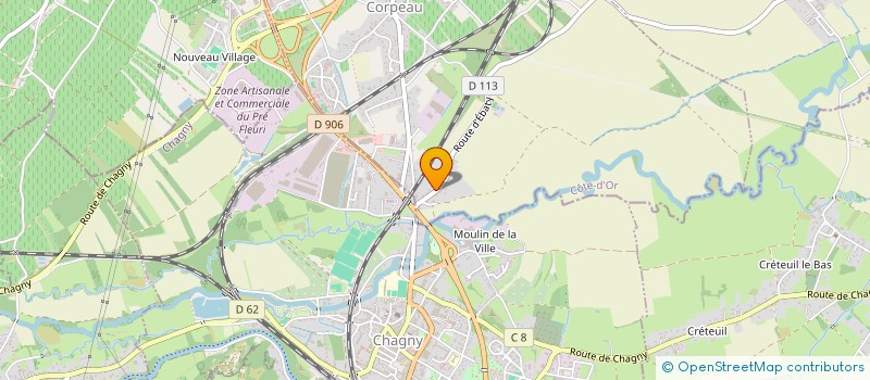 localisation de l'entreprise MADAME LUCILLE GILBERT  CORPEAU