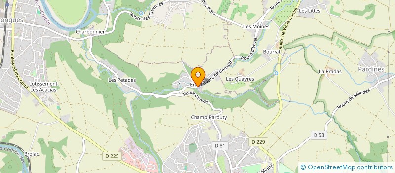 localisation de l'entreprise MADAME LUCILLE HEBRARD  VIC-LE-COMTE